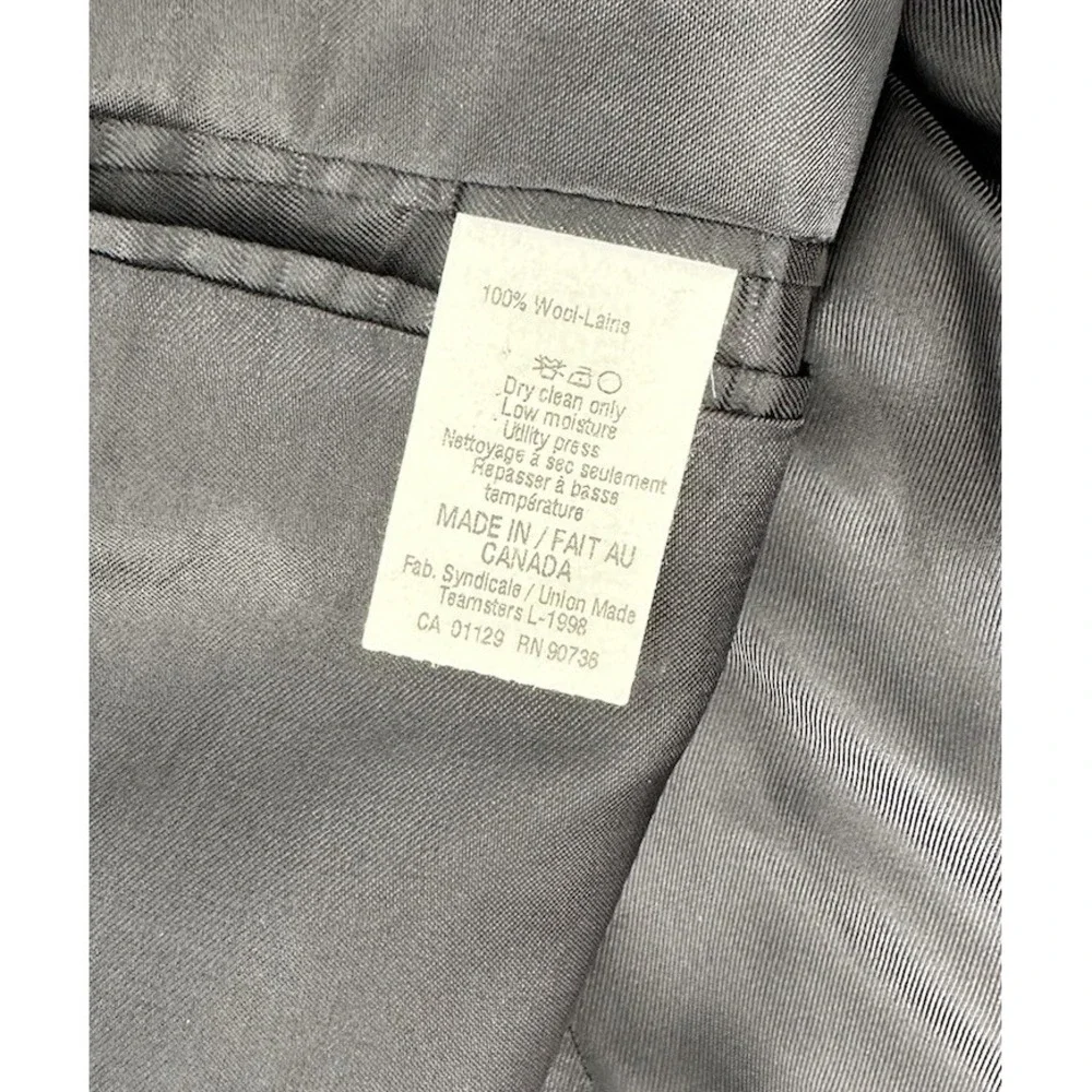 Vintage Lauren Ralph Lauren Men's 50R Blazer Sport Coat Gray Stripe 24